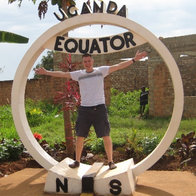 Trevor spanning the equator
