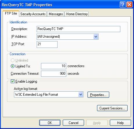 Viewing the Port Number through IIS